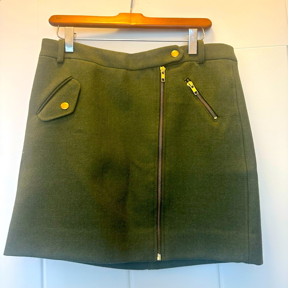 J. Crew Wool Mini skirt - size 4